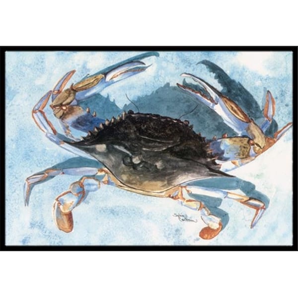 Carolines Treasures Carolines Treasures 8055-JMAT 36 x 24 in. Crab Indoor Or Outdoor Doormat 8055-JMAT - main
